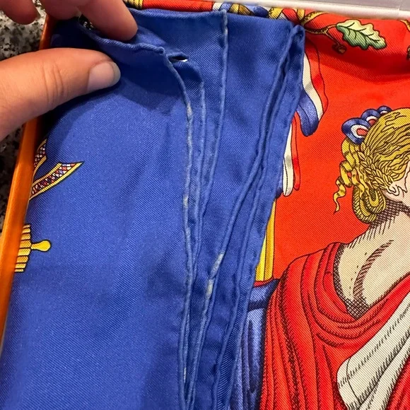 Hermes Republique Francaise Liberte Egalite Fraternite Scarf, Carre 90 - Picture 6 of 9